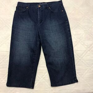 Gloria Vanderbilt Amanda‎ Skimmer capri blue jeans 8